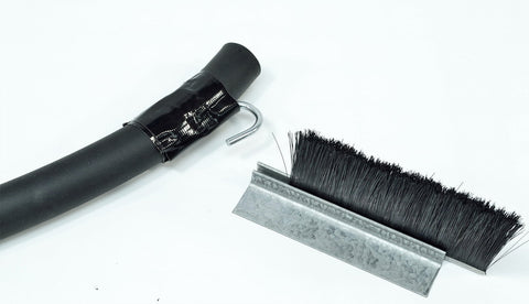 NV WGVB04K7.2 Weatherguard::Weatherguard Kits::"VERSA-BRUSH" WELD OR DRILL ON WEATHERGUARD KITS::LONG BRISTLE KITS - uses 2" Brush Side Seal